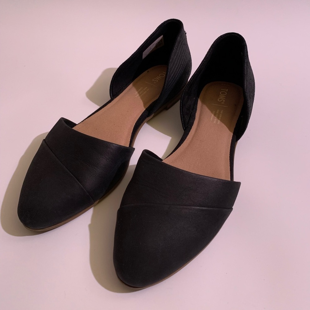 toms jutti flats black